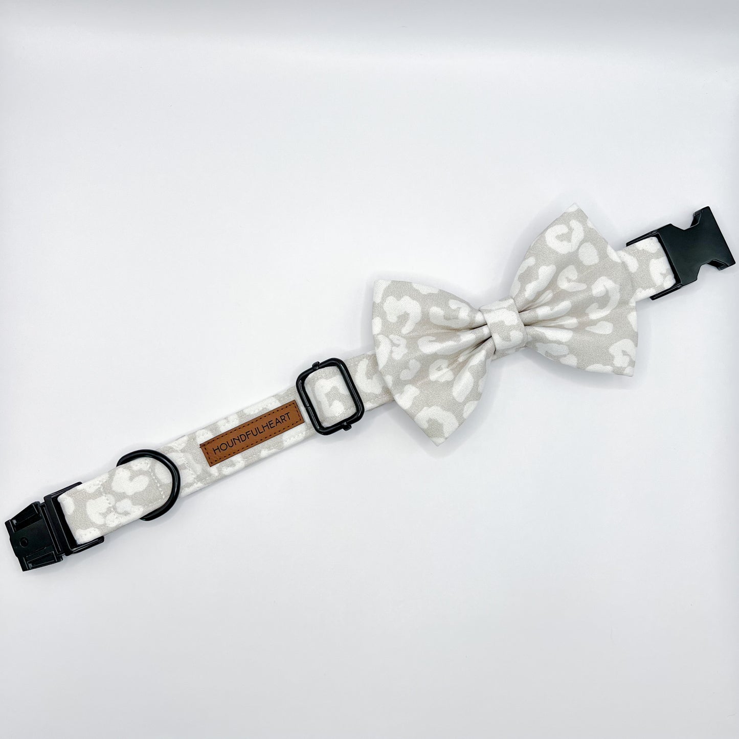 Ivory Leopard Bows